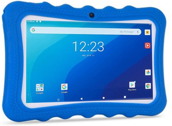 Kindertablet - 7 Inch - 8GB - Tablet voor kinderen - Siliconen Case - Vanaf  5 jaar - Blauw | bol.com