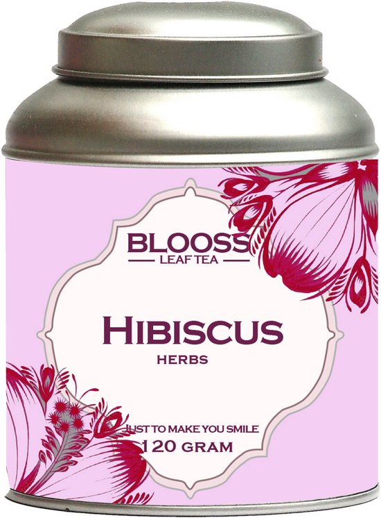 Hibiscus | kruiden thee | losse thee | 100g | in theeblik | bol.com