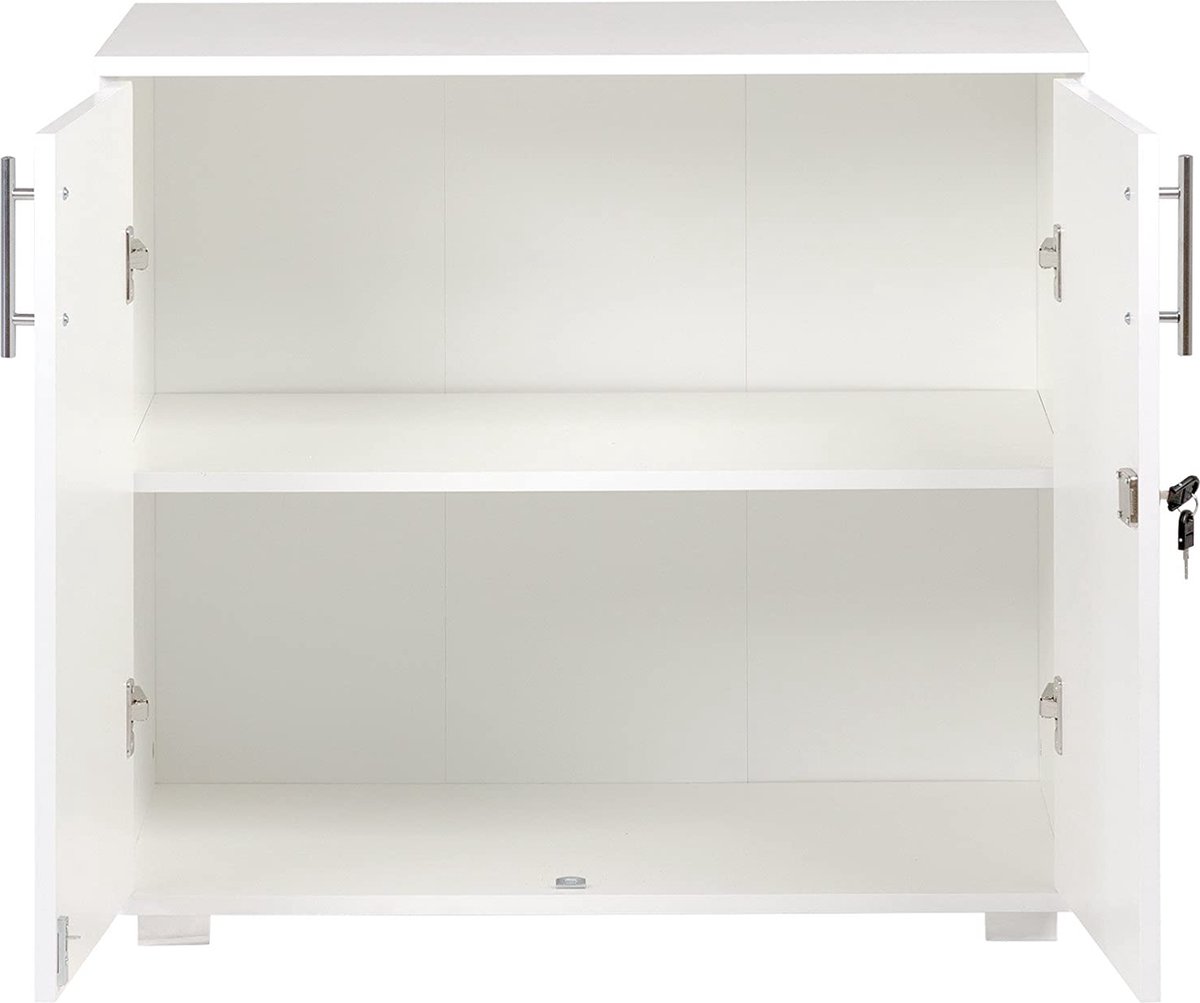 T Furniture Designs Ltd T-IV04White Aroire de Rangeent de Bureau