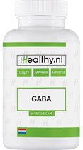 iHealthy Gaba met L-Theanine en Vitamine B6 | 60 veggie capsules