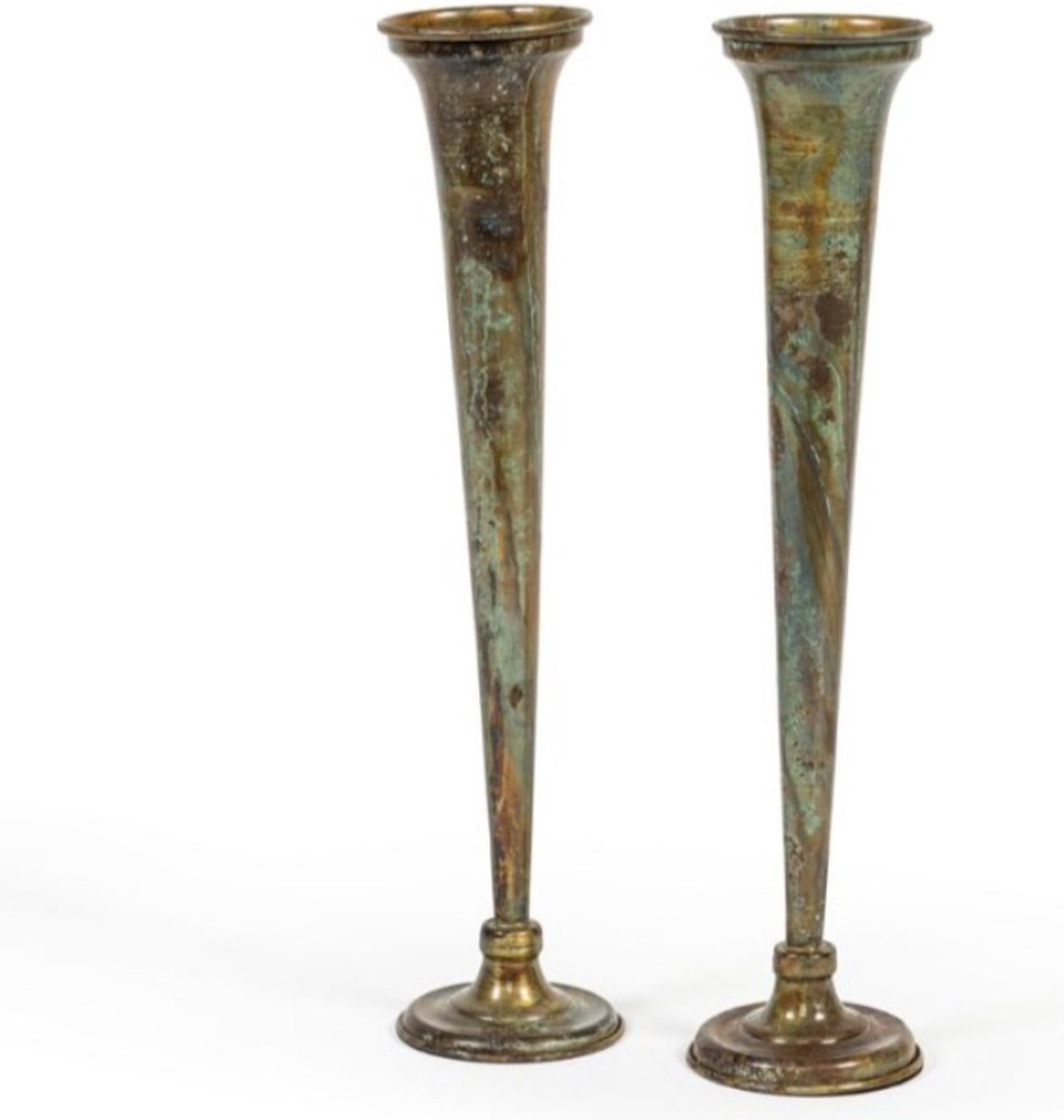 Flowervase - bloemenvaas - vaas - H40 - metaal