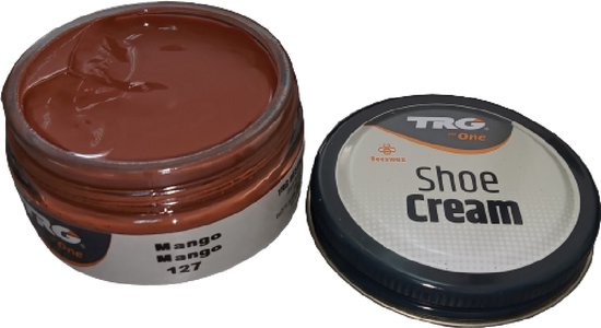 TRG - schoencrème met bijenwas - mango bruin  - 50 ml