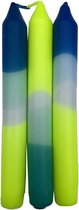 Pink stories - kaarsen - Dip Dye - ocean spirit - Set van 3 kaarsen