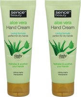Sencebeauty Handcrème – Aloe Vera 75 ml - 2 stuks