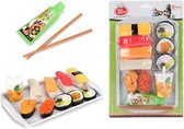 Food market - speelgoed sushi set - 13 delig - funcadeau schoencadeautje