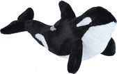Pluche dieren knuffels Orka van 30 cm - Knuffeldieren speelgoed