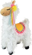 Jemini Knuffel Lola Lama Junior 38 Cm Wit