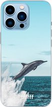 6F hoesje - geschikt voor iPhone 13 Pro - Transparant TPU Case - Dolphin #ffffff