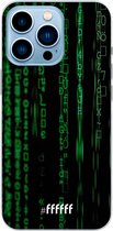 6F hoesje - geschikt voor iPhone 13 Pro Max - Transparant TPU Case - Hacking The Matrix #ffffff