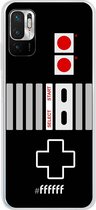 6F hoesje - geschikt voor Xiaomi Redmi Note 10 5G -  Transparant TPU Case - NES Controller #ffffff