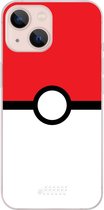 6F hoesje - geschikt voor iPhone 13 - Transparant TPU Case - Pokeball #ffffff