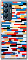 6F hoesje - geschikt voor OPPO Find X3 Neo -  Transparant TPU Case - Mesmerising Mosaic #ffffff