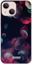 6F hoesje - geschikt voor iPhone 13 - Transparant TPU Case - Jellyfish Bloom #ffffff