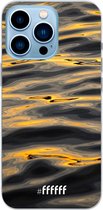 6F hoesje - geschikt voor iPhone 13 Pro Max - Transparant TPU Case - Water Waves #ffffff