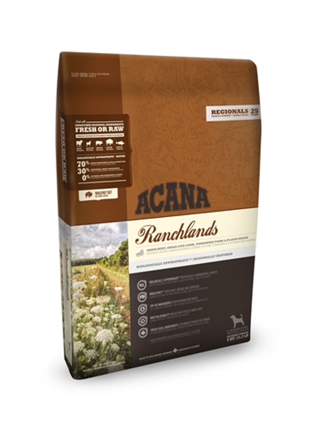 Acana regionals ranchlands dog - 11,4 kg - 1 stuks