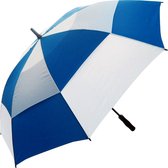 Longridge - dubbellaags - paraplu - double canopy - koningsblauw/wit