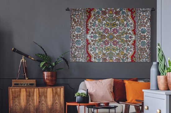 Tapisserie - Tissu Mural - Tapisserie Persane - Tapis - Motifs - Couleurs - 150x100 cm - Tapisserie