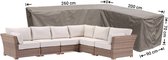 Hoes voor hoekbank 260 x 200 x 90 H: 70 cm - Loungesethoes - RHS260200right