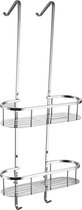 Bally Style Ophangrek Voor Glazen Wand 80cm Chroom