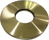 Bally Losse Rozet Voor Inbouw Baduitloop Rond 1/2″ Geborsteld Messing
