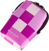 Acme Made Smart Little Pouch Pink Gingham Cameratas
