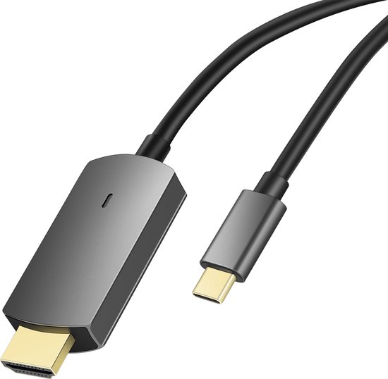 Câble USB-C vers HDMI 1,8 mètre - 4K - Adaptateur de câble de type