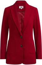 WE Fashion Dames regular fit blazer met structuur