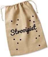 Jute zakje sinterklaas  - pepernoten zakje - strooigoed - kruidnoten - Sinterklaas - Piet - 5 december - sinterklaasavond - pakjesavond