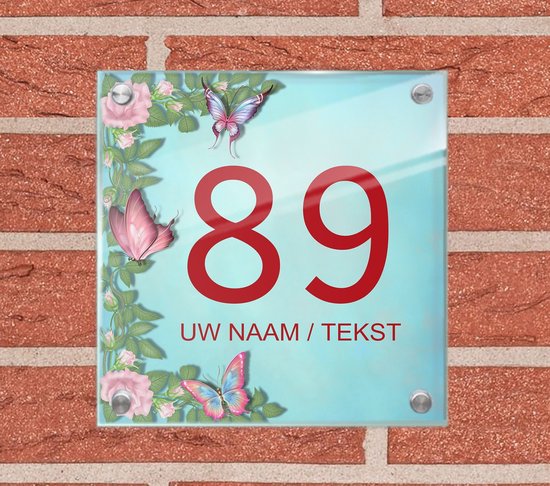 Huisnummer Naambord Met Naam Plexiglas 20x20x0 5cm Modelnummer 1027 huisnummer-naambord-met-naam-plexiglas-20x20x0-5cm-modelnummer-1027