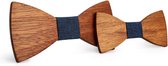 DWIH - houten Vlinderdas - Vlinderstrik van hout - Vader & Zoon - Stafford