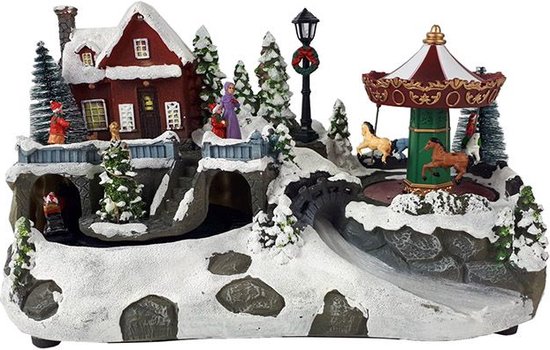 Lumière Led Village Scènes Choisissez le Design Noël à Piles