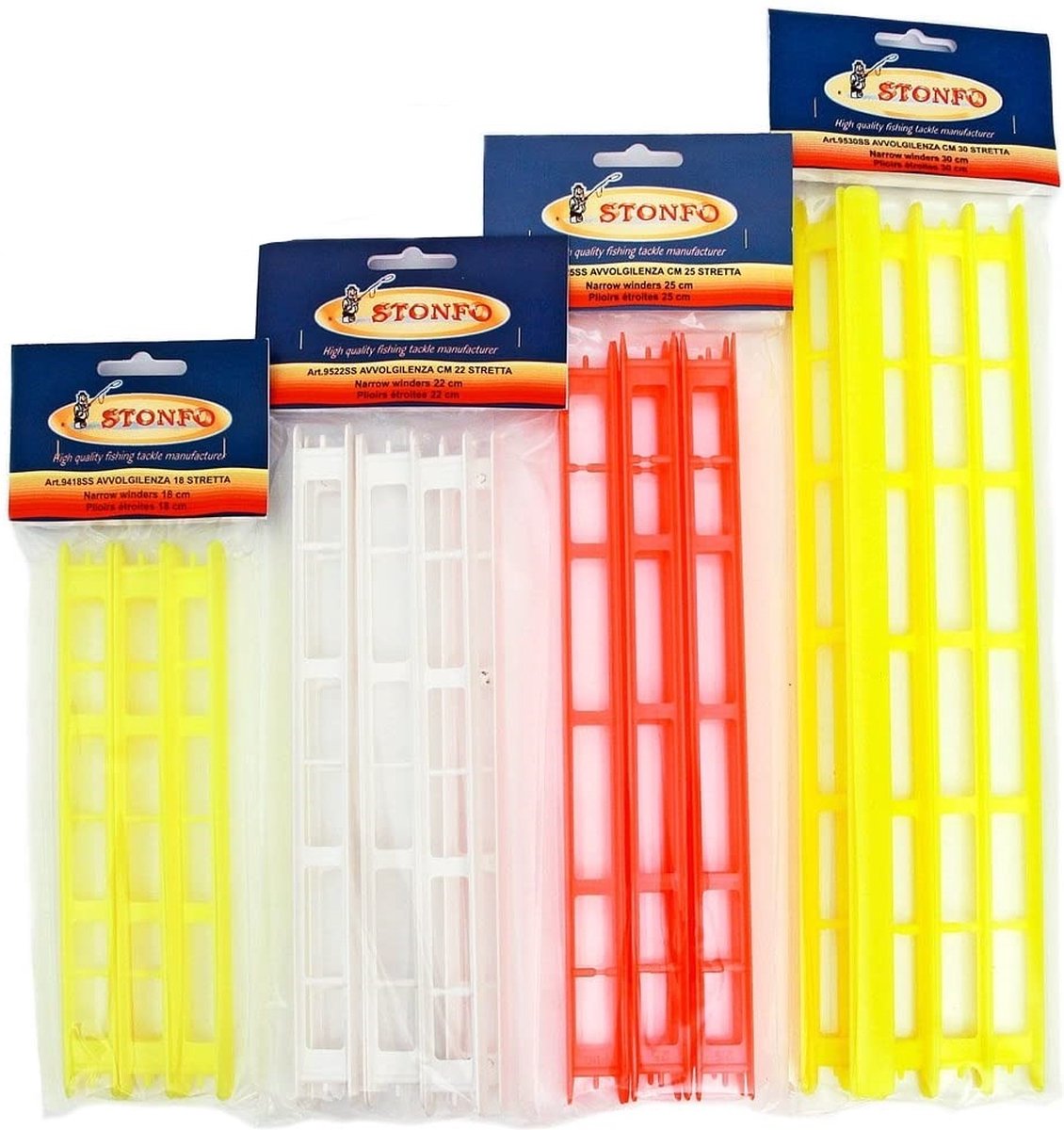 Stonfo Plankjes - Winders (5 pcs) - Maat : Yellow 18cm - 2cm