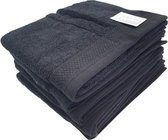 5x Suite Sheets Handdoek Antraciet | 60 x 110 cm | Hotelkwaliteit 550 gr m2