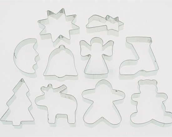 Koekjes bakvormen kerst (6 stuks