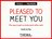Tools voor trainers  -   Pleased to meet you