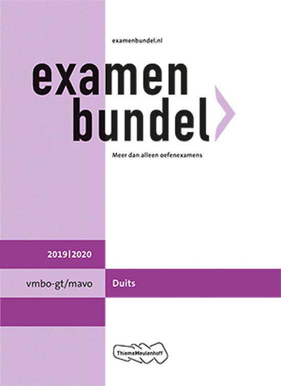 Examenbundel vmbo-gt/mavo Duits 2019/2020 - cover
