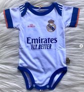New Limited Edition Real Madrid romper 1st Away jersey 100% cotton | Size L | Maat 86/92