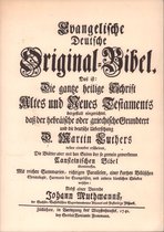 Evangelische Deutsche Original-Bibel von 1741 - Band 2