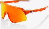 100% S3 Fietsbril Soft Tact Orange - Hiper Red Lens