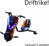 KroonTrikes - Electrische Drift Trike - 3 Speeds - DriftTrike - 25KM/H - Blue Red Fire