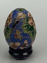 Cloisonnè Ei ( Lichtblauw)