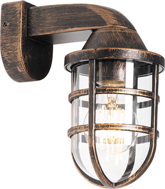 QAZQA joeri - Moderne Wandlamp voor buiten - 1 lichts - D 112 - Buitenverlichting