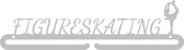 Luxe Figureskating Medaillehanger RVS (35cm breed) - Nederlands product - incl. cadeauverpakking - sportcadeau - topkado - medalhanger - medailles - tienerkamer - muurdecoratie