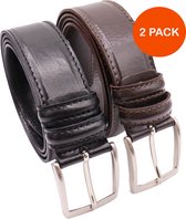 Safekeepers - heren riem - mannen riem - ceintuur heren - broekriem heren - Zwart en Bruin