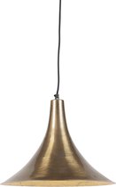 QAZQA duke - Retro Hanglamp - 1 lichts - H 1800 mm - Goud/messing -  Woonkamer | Slaapkamer | Keuken