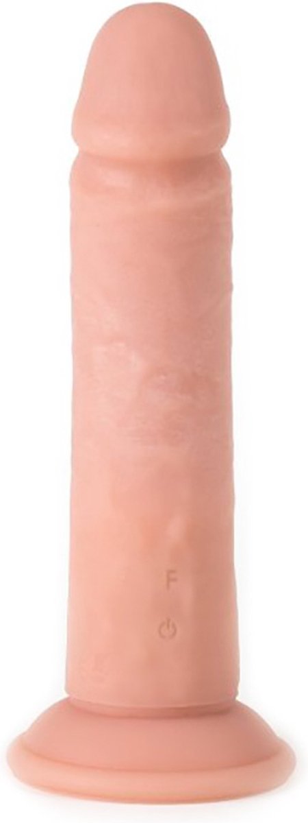 Goedkoopste Virgite - Vibrerende Dildo Met Afstandsbediening 21 x 6 cm - Lichte Huidskleur