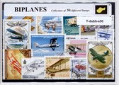 Dubbeldekkers – Luxe postzegel pakket (A6 formaat) : collectie van 50 verschillende postzegels van dubbeldekkers – kan als ansichtkaart in een A6 envelop - authentiek cadeau - kado
