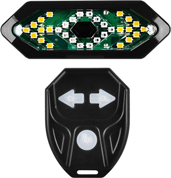 Fiets richtingaanwijzer - USB oplaadbaar - gemakkelijk te bedienen - lange accuduur - IPX6 waterdicht - 300 lumen — afbeelding 2
