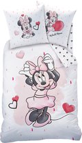 het laatste Ook Preek Disney Minnie Mouse Dekbedovertrek Cute - Eenpersoons - 140 x 200 cm -  Katoen | bol.com