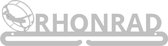 Rhonrad Medaillehanger RVS (35cm breed) - Nederlands product - incl. cadeauverpakking - sportcadeau - topkado - medalhanger - medailles - ritmische gymnastiek - turnpak - turnmat